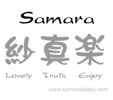 samara kanji name